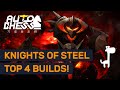 KNIGHTS ARE BACK?! Dota Auto Chess High Rank Top 4 Builds!