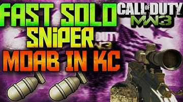 Solo Msr MOAB in KC on Terminal! (Modern Warfare 3 Sniper M.O.A.B. Gameplay!)