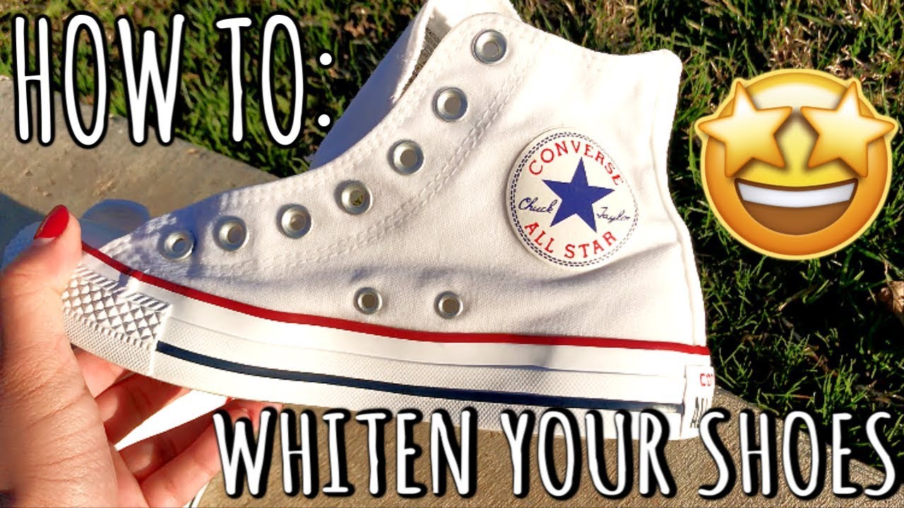 HOW TO: Whiten your Shoes (LIKE NEW) - YouTube