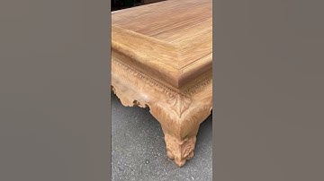 Siêu Phẩm Sập Gỗ Gõ Mặt Một Lá 1m8x2m2 - Đồ Gỗ Nam Quỳnh #shorts