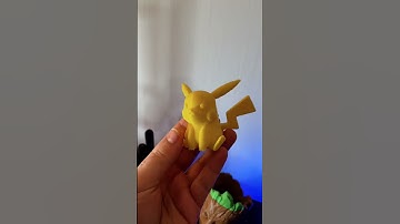 3D Printed and Painted Pokémon Pikachu || #shorts