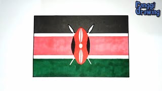 How To Draw The Flag Of Kenya