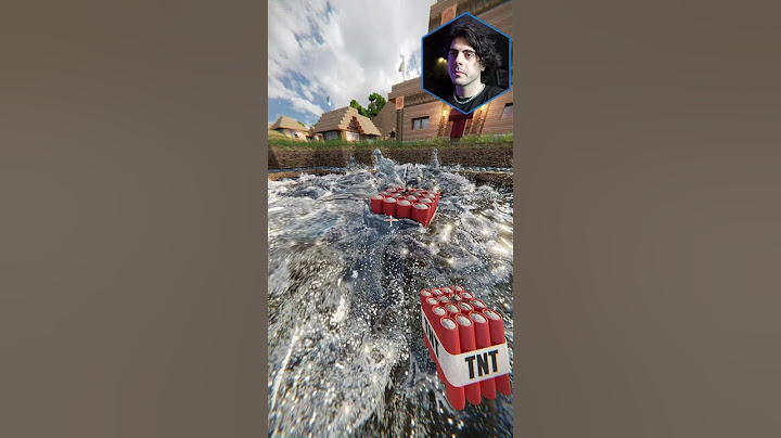 Ultra Realistic Water VS TNT in Minecraft RTX #minecraft #shorts