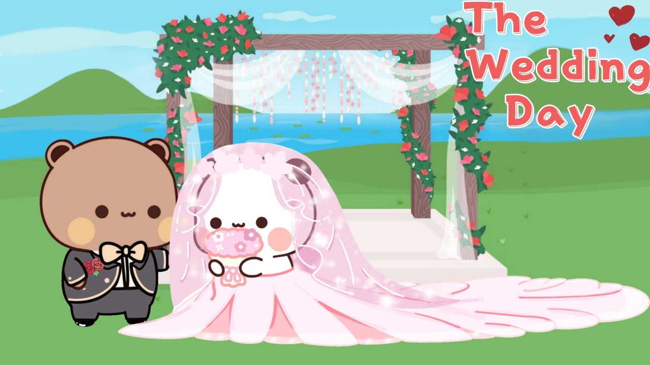 Bubu Dudu WEDDING 💍❤️, Peach Goma, Bubu Dudu, Panda Bear, Sugar  Brownie