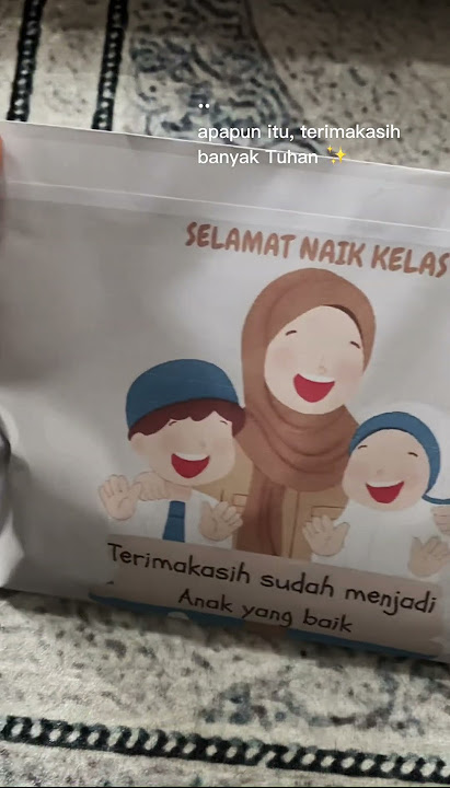 GIFT MINI TERUNTUK ANAK' TERCINTAH 🤍 #sekolah #guru #kelas #kenaikankelas #raport #sekolahdasar