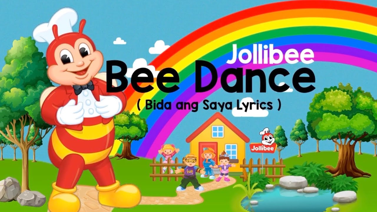 JOLLIBEE BIDA ANG SAYA LYRICS  BEE DANCE   Jollibee Dance   Jollibee Song 