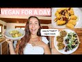 I tried going VEGAN for a day | plant based what I eat in a day + easy vegan meal ideas