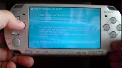 How to upgrade your PSP to firmware 6.31