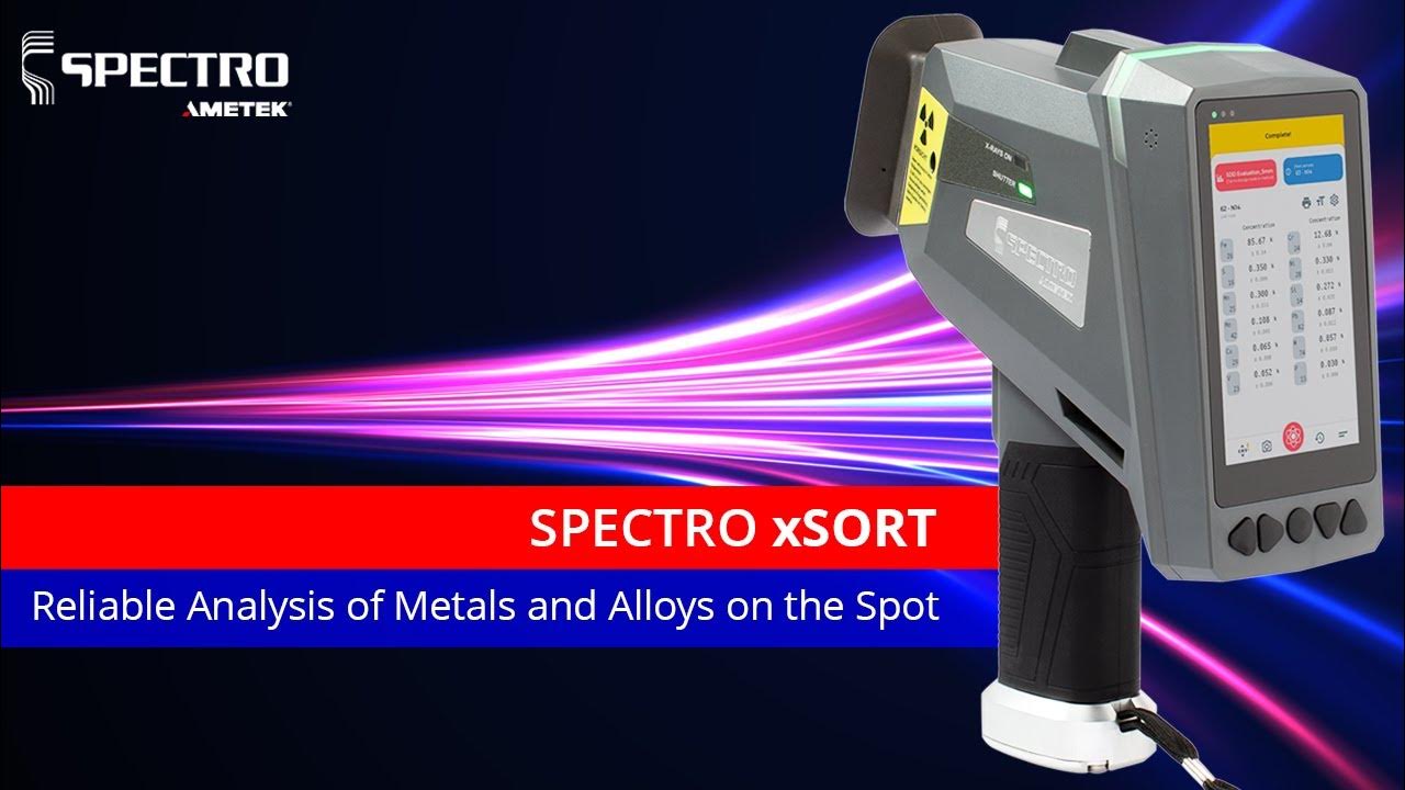 SPECTRO xSORT XHH04 Handheld XRF for OnSpot Metal & Alloy Analysis