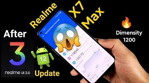 Realme X7 Max Realme Ui 3.0 Antutu Test After Software Update Using High Performance Mode 🔥🔥🔥