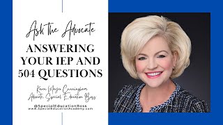 What is the difference between an IEP and a 504?