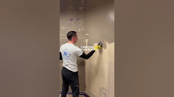 We’re working on a luxurious Venetian plaster finish – elegant, smooth, and timeless