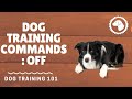 Basic Dog Training Commands: Off | DOG TRAINING 🐶 #BrooklynsCorner