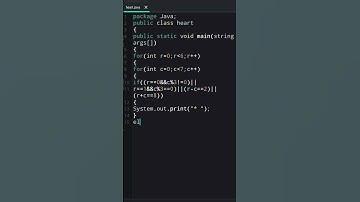 ❤❤❤ create heart in java code 💻💻💻📒📒😘🤗🤗❤❤❤