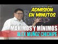 MÁXIMOS Y MÍNIMOS, en 45 segundos