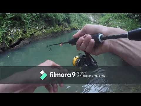 თევზაობა ნაკადულის და ცისარტყელა კალმახზე, მაღალმთიანი სამეგრელო. 06.22.2019