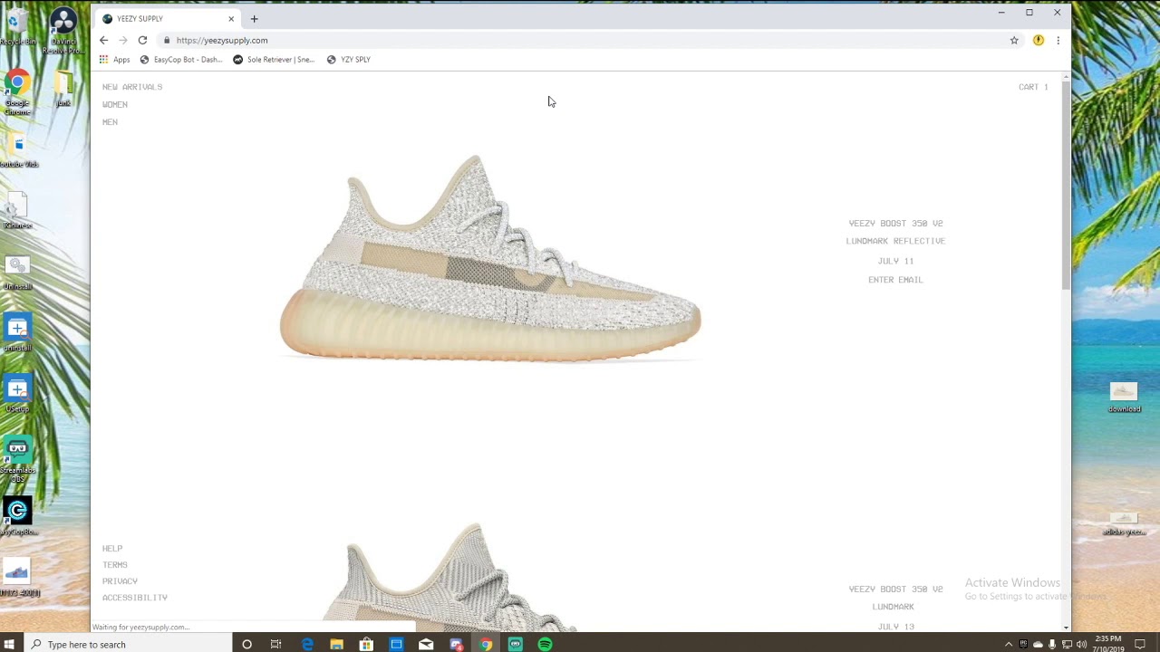 yeezy supply you are in line to purchase