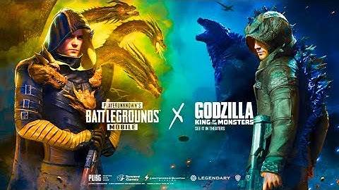 PUBG mobile Official Godzilla and King ghidorah outfits