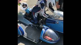 BMW classic racing sidecar engine start: this is a more elegant way! #goran2003
