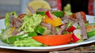 Острый говяжий салат с глубоким каскадом вкусов Острый говяжий салат с глубоким каскадом вкусов