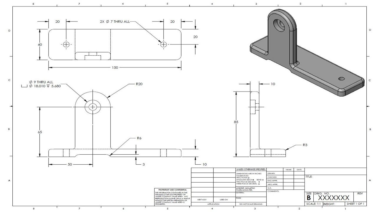 Cartoon How To Make Solidworks Drawing Of Sketch for Adult