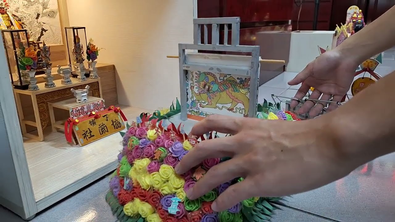 鹿港郭公館保安廣澤尊王往鹿港邢安堂福興湯家中壇元帥會香 入鹿港邢安堂（模型廟會）