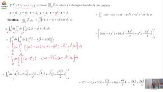 Gauss divergence theorem