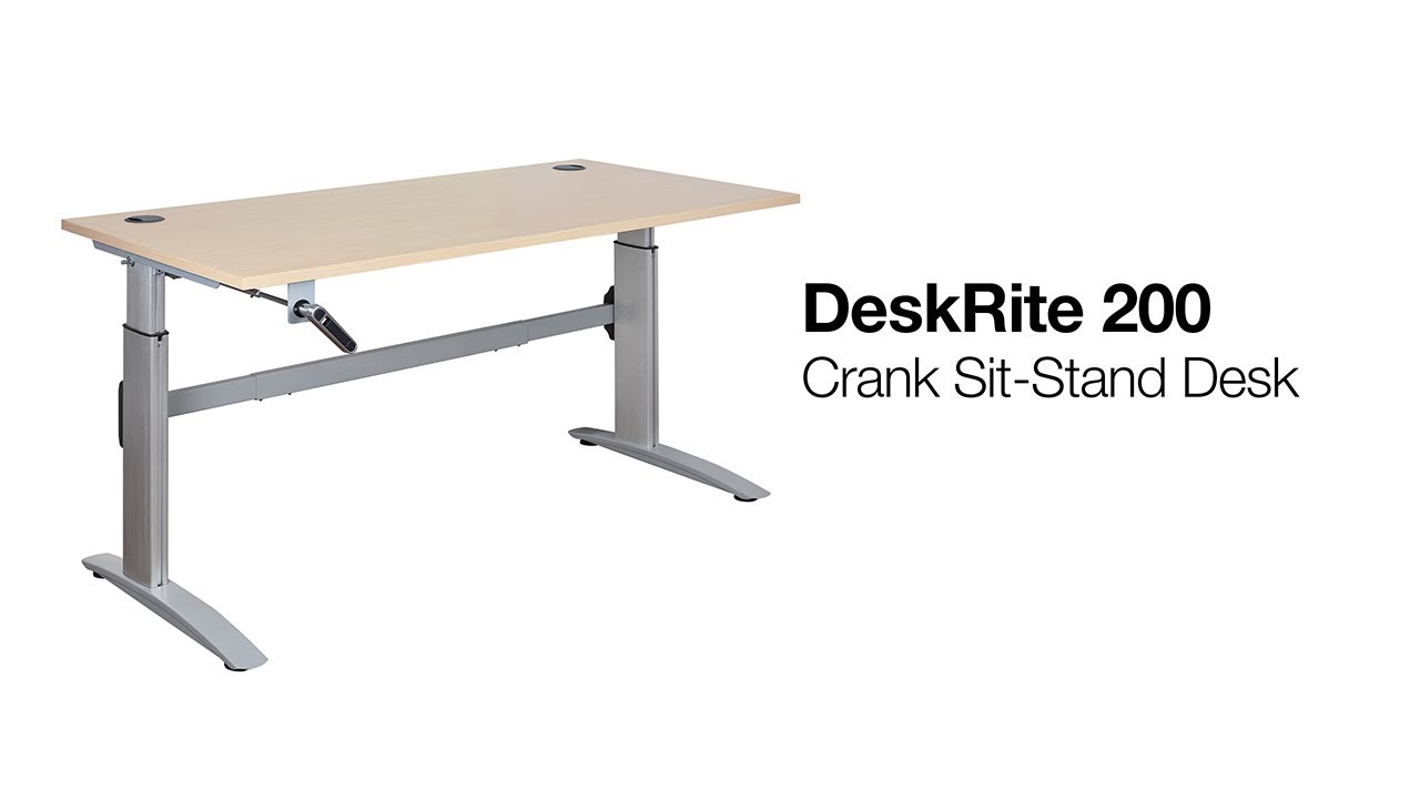 Posturite Deskrite 200 Sit Stand Writing Desk