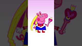 Peppa pig + Sailor Moon= ???? funny story animation