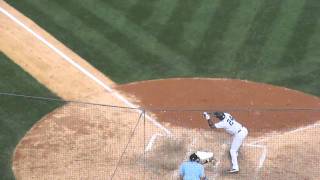Robinson Cano Base Hit Blue Jays at Yankees September 4, 2011