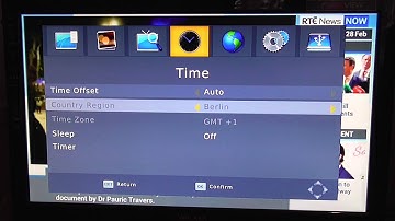 Edision Optimuss Teres HD How to Set the Time