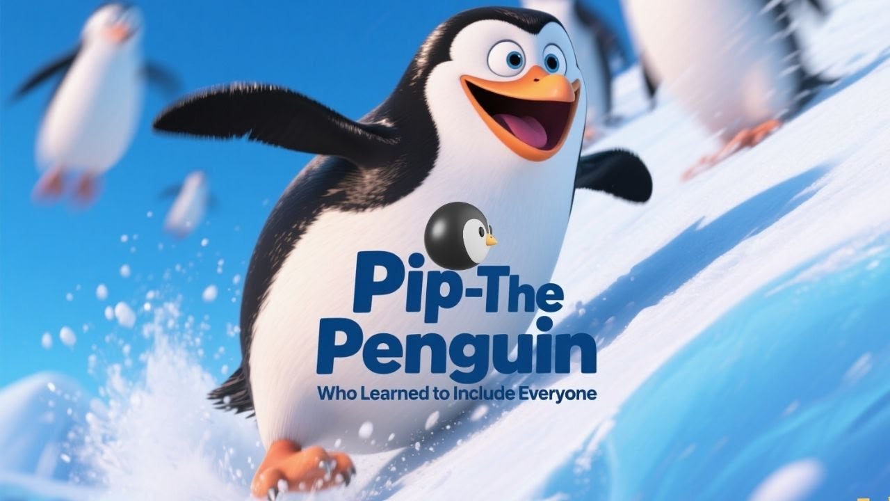 Pip the Penguin Who Learned to Include Everyone 🐧💞 | Kids Story About Kindness & Friendship