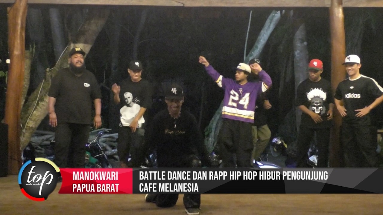 Battle Dance dan Rapp Hip Hop Hibur Pengunjung Cafe Melanesia