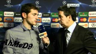 Iker Casillas After Game Aginst Barcelona Semi Final