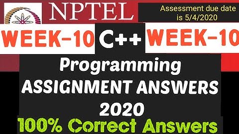 An Introduction To Programming Through C++||WEEK-10 PROGRAMMING ASSIGNMENT ANSWERS||#C++||#SKumarEdu