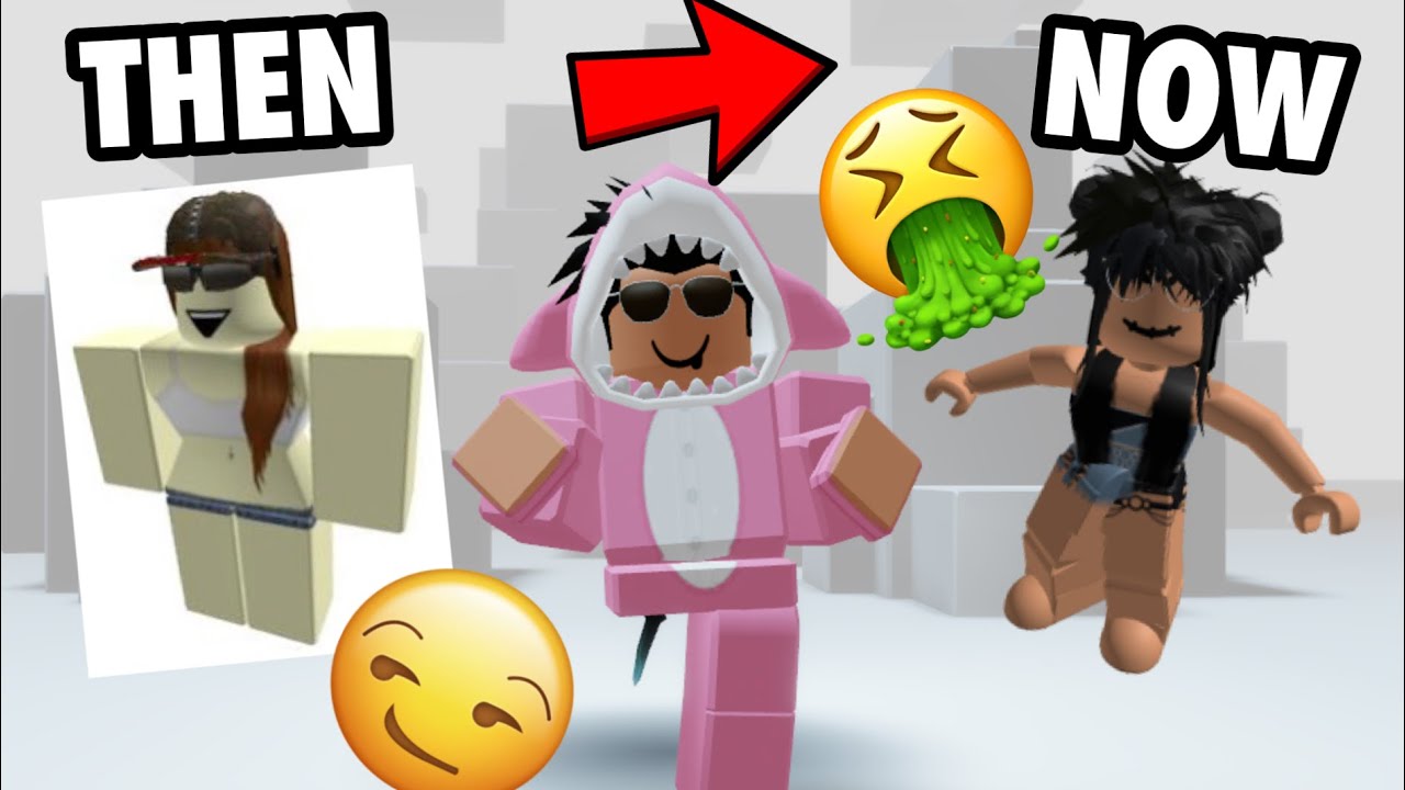 roblox styles THEN vs NOW.. 😳🤔 