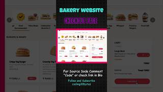 Ultimate Bakery Checkout Experience! | ReactJS & Tailwind CSS