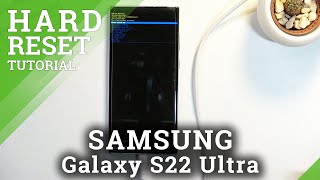 how to hard reset samsung galaxy s22 ultra - bypass screen lock / wipe data