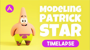Modeling Character Patrick Star (Timelapse)
