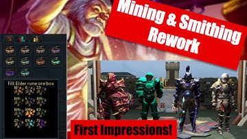 Mining & Smithing Rework First Impressions/Thoughts [RuneScape 3 2019]