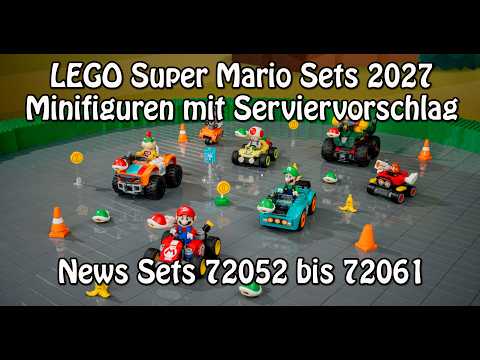 LEGO Super Mario Minifigures with Serving Suggestion (Sets 72052 to 72061)
