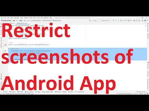 How to restrict screenshots of your App's layout from your Android app?