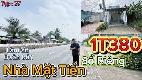 Nhà Mặt Tiền - Làm Ăn Buôn Bán Thoải Mái - Giá Tổng 1 tỷ triệu | Mua Bán Nhà Đất Tấn Phát. 