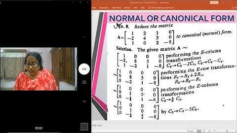MATRICES LEC13 By RANJANA DUTTA