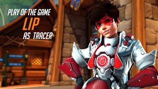 LIP PRO TRACER GAMEPLAY  POTG! [ OVERWATCH 2 SEASON 3 TOP 500 ]