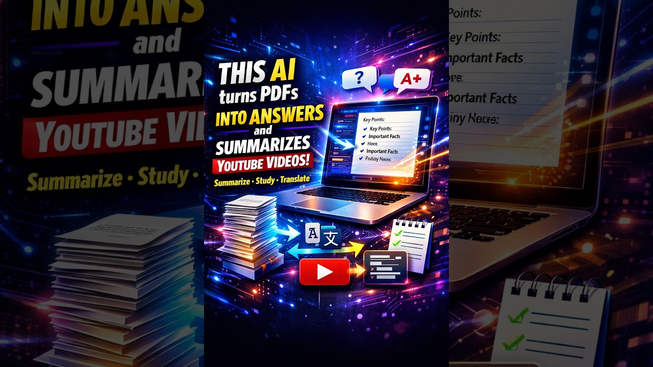 This AI Reads PDFs & YouTube Videos in Seconds (ChatPDF Demo)”