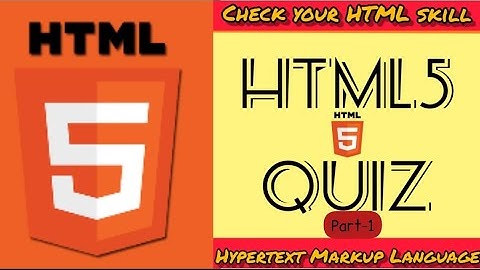 HTML5 MCQs for Interview and Exam || HTML5 Important MCQ || HTML5 || HTML5 MCQ || Part-1