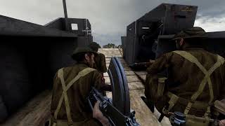 PATH OF THE 50th - D-Day - Full Mission Bren Gunner POV screenshot 3