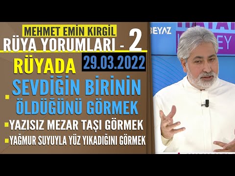 Rüyada sevdiğin birinin öldüğünü görmek!