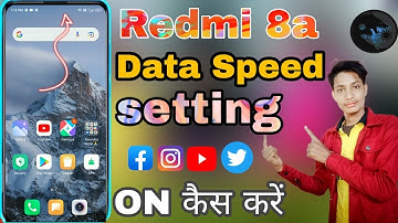 Redmi 8A Dual Network Speed Setting || Show Network Speed In Redmi 8A Dual || the technical alok